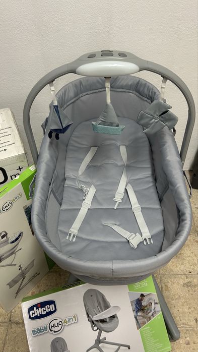 Chicco Baby Hug Pro 5 em 1 Earl Grey - inclui kit da papa
