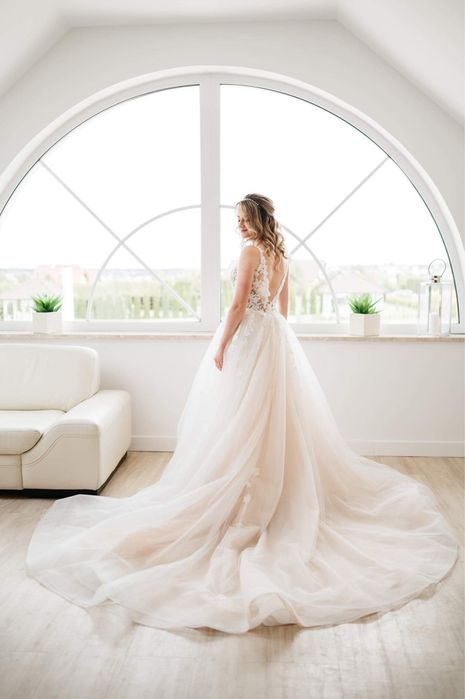 Suknia ślubna projektu Patrycji Pardyki