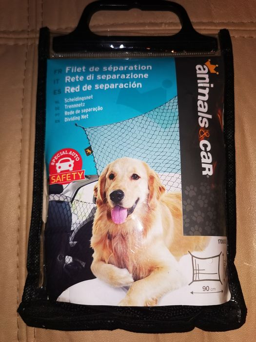Proteção flexível de separação para o transporte dos seus animais.