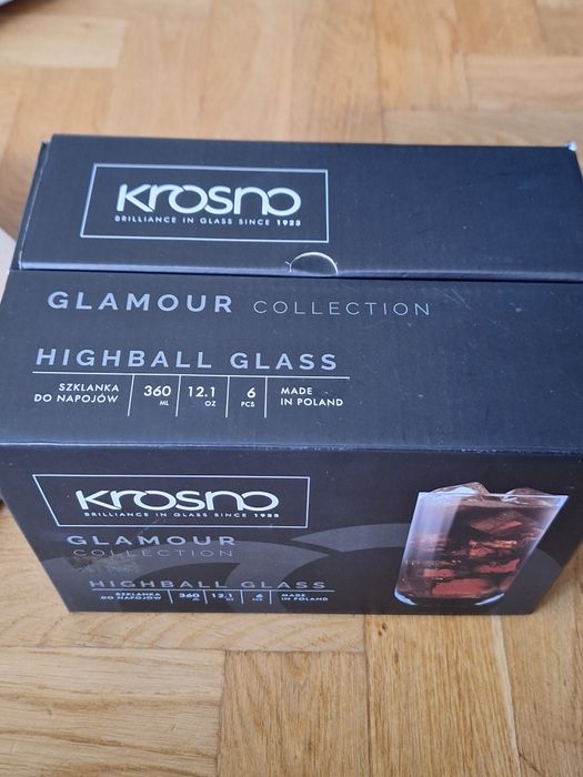 Szklanki krosno 5szt long drink