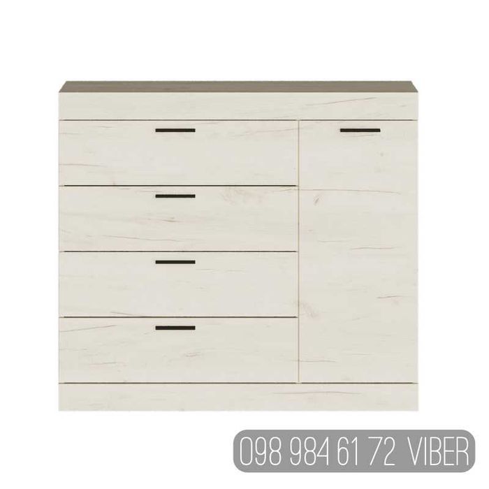 АКЦИЯ! Комод 1д4ш. Комоды в гостиную. Комоды в спальню. Комод. Мебель