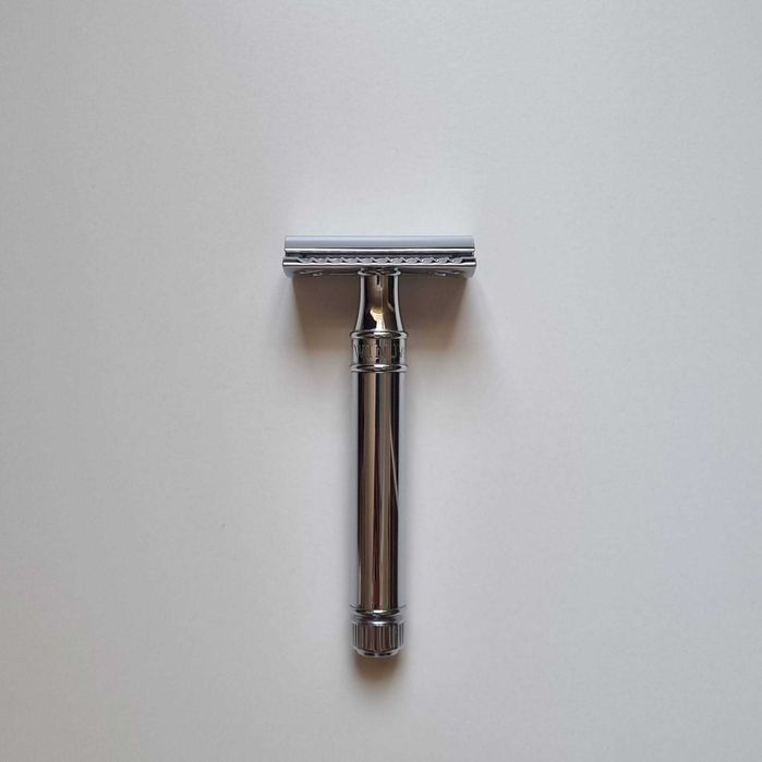 Edwin Jagger DE89 - Máquina de Barbear com Acabamento Cromado