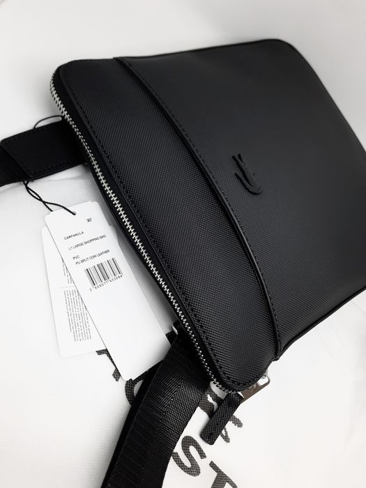 Чоловіча сумка через плече лакоста | Мужская сумка лакоста барсетка