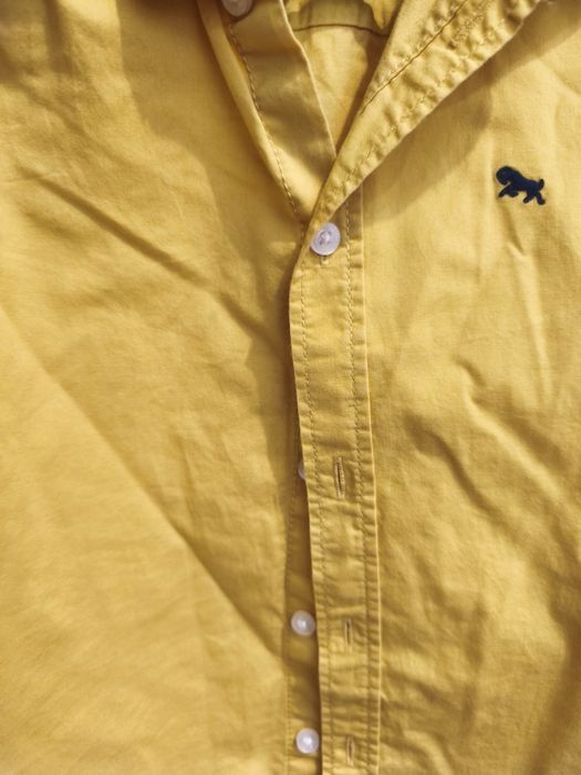 Żółta koszula dla chłopca 104