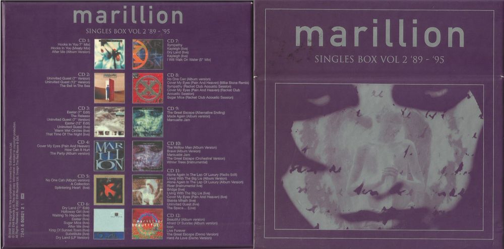 MARILLION - Singles Box Vol 2 '89 - '95 BOX 12CD [EU]