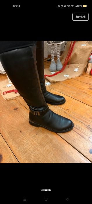 Sliczne zimowe kozaki ccc