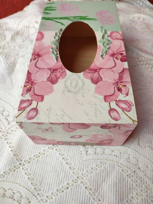 Chustecznik decoupage