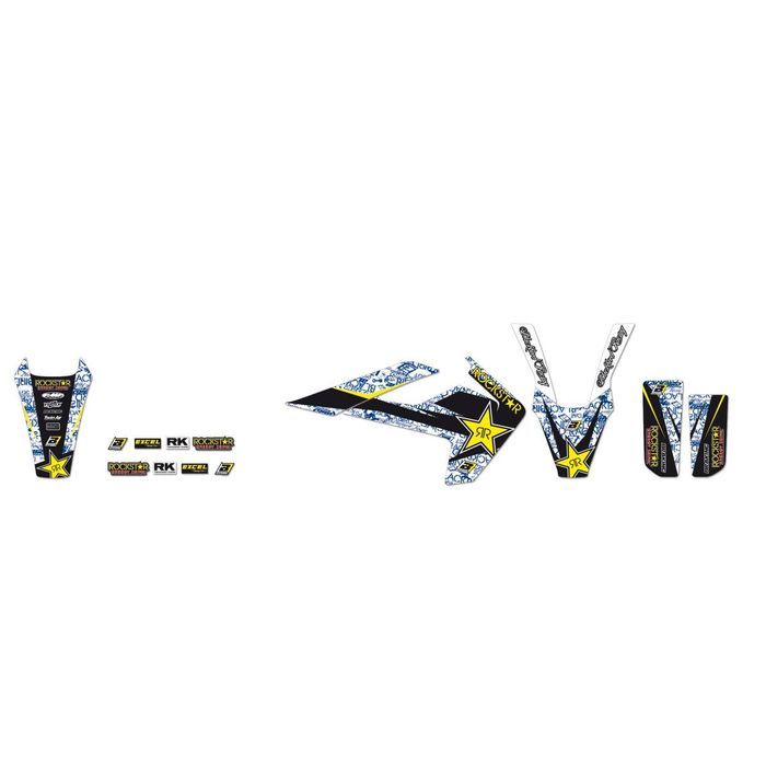 kit autocolantes blackbird rockstar energy husqvarna fe/te/tc