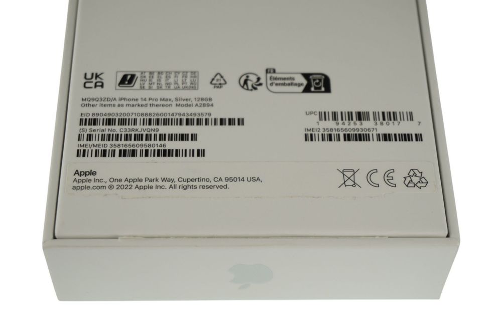 UŻYWANY BDB IPHONE 14 PRO MAX 128GB Silver Zielona Góra BAT.100% #1899zł#