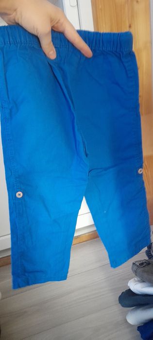 Сині штани на хлопчика 92-98 см, 2-3 роки, стан нових