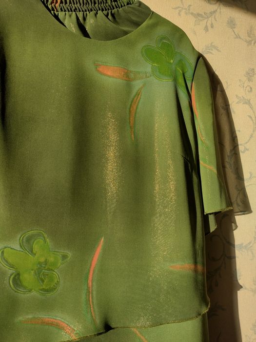 Zestaw, spódnica i bluzka, wieczorowa, bal, wesele, komplet, zielony,