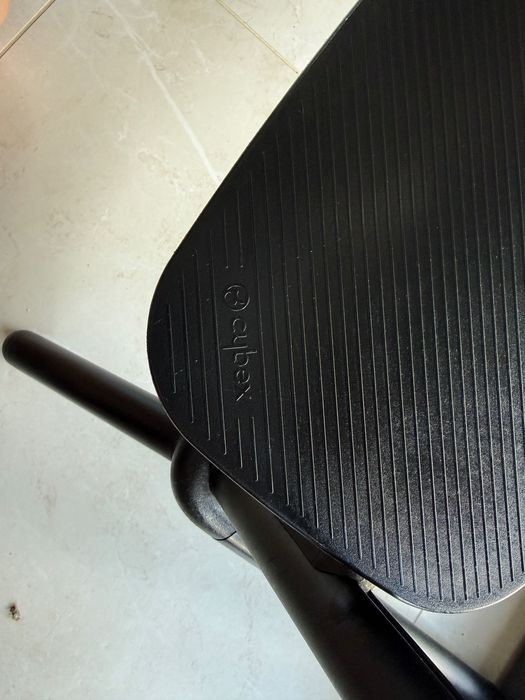 Cybex lemo krzesłko do karmienia czarne dziecięce metalowe 2 sztuki