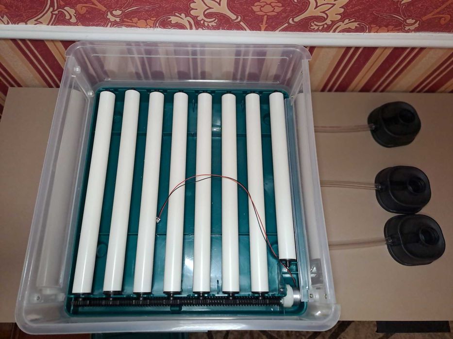 Інкубатор автоматичний на 48 яєць з роликовим механізмом 220/12В