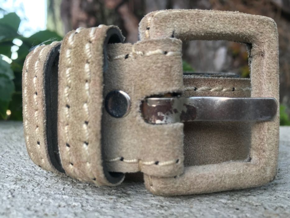 Cinto de Camurça Creme