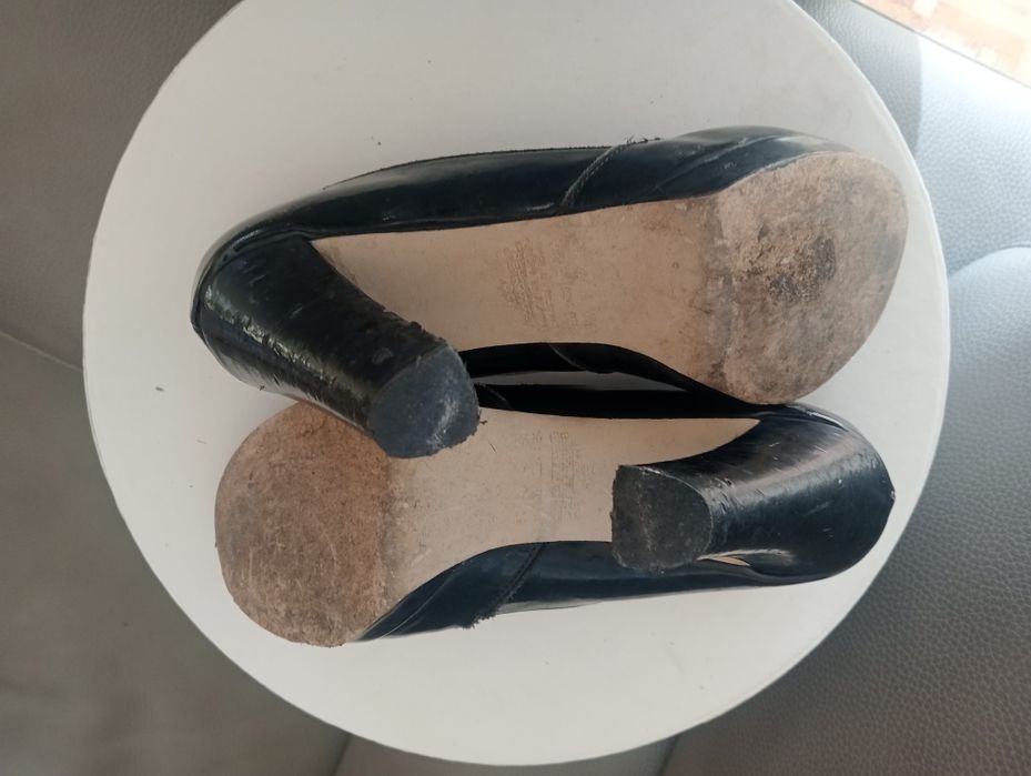 Sapatos couro envernizado Mango 37