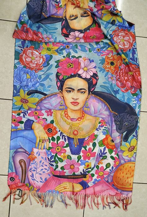 Шарф женский Fuerza - мотив Кало.