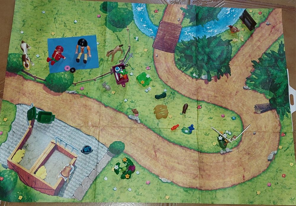 Playmobil passeio com poneis