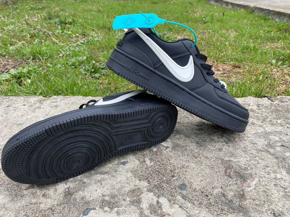 Розпродаж - стильні кросівки Nike Ambush AF black/white, чорні/білі жіночі/чоловічі