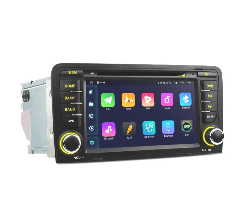 AUTO RADIO GPS 2DIN ANDROID 12 OCTA-CORE PARA AUDI A3 8P 8PA 03-12 USB GPS TACTIL 7" HD
