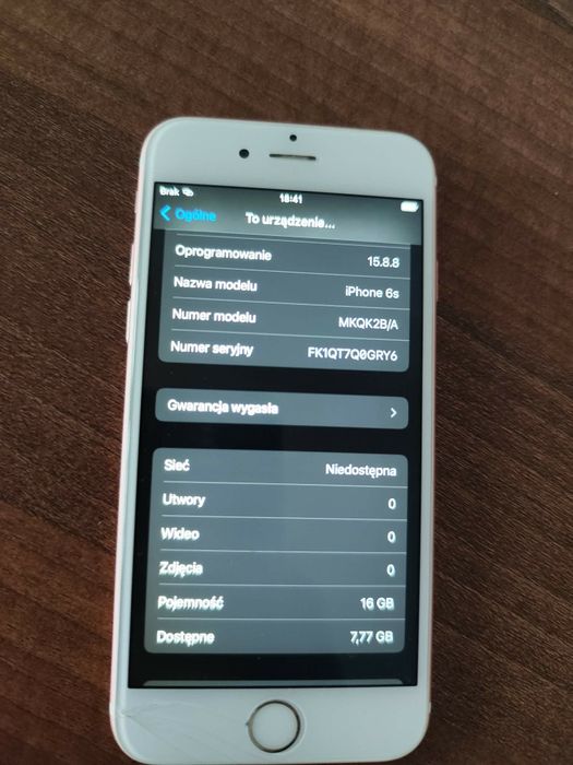 iPhone 6S , 16gb, dobry stan