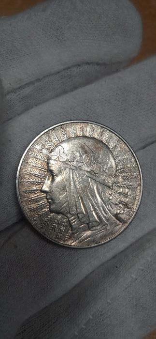 2RP 10zł Piłsudski 1939r, 2zł żaglowiec 1936r, 5zł Polonia 1933r.