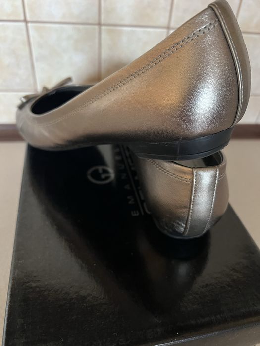 Балетки жіночі шкіряні в цікавому кольорі