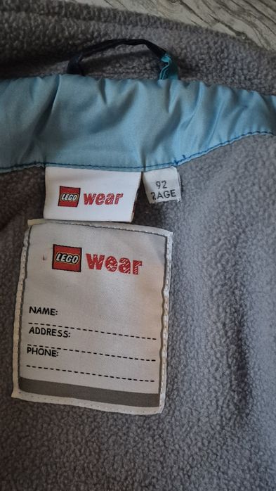 Bezrękawnik ocieplany kamizelka Lego  r. 92