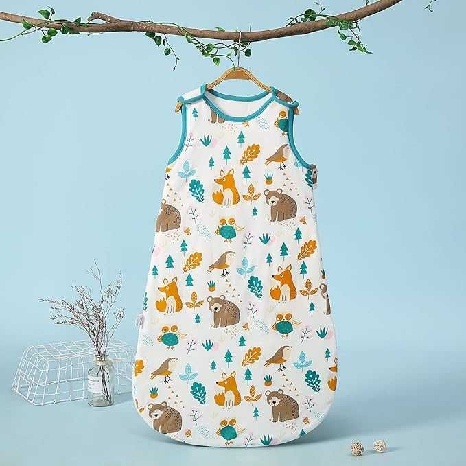 Mosebears Śpiworek dla niemowląt śpiworek 2,5 Tog 100% bawełny 6-12msc