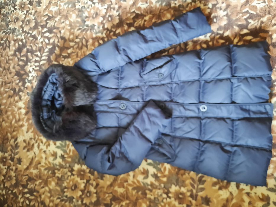 Пуховик, мех песец