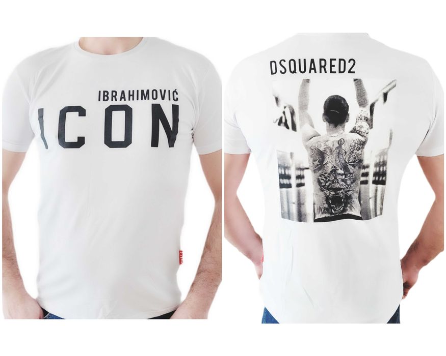 Icon Koszulka T-shirt męski Dsquared2 Ibrahimowić
