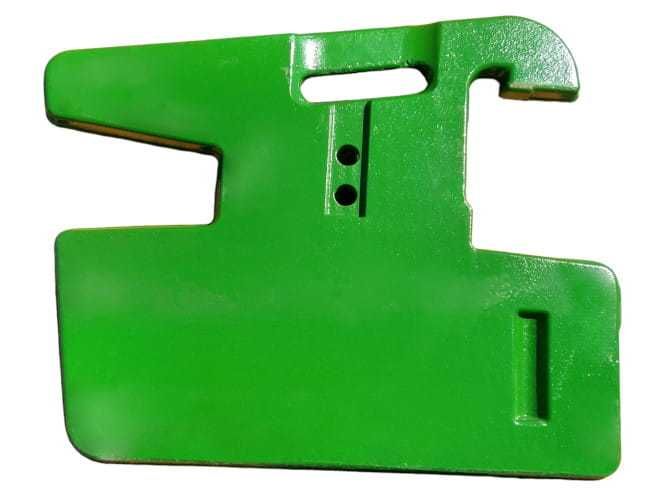 Obciążnik walizkowy John Deere 50 KG Żeliwny_Balast_Stan Bardzo dobry_Zadbane_Możliwa wysyłka_Walizki_Plasterki_Oryginalne z Niemiec_OKAZJA!