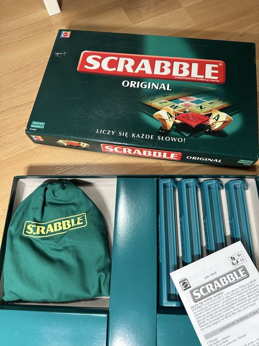 Gra kolekcjonerska Scrabble Original Mattel (edycja polska)