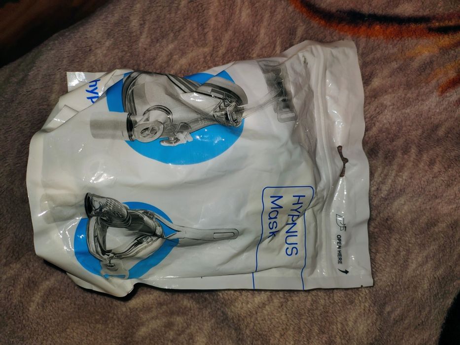 Maska cpap hypnus nowa M/L pełno twarzowa
