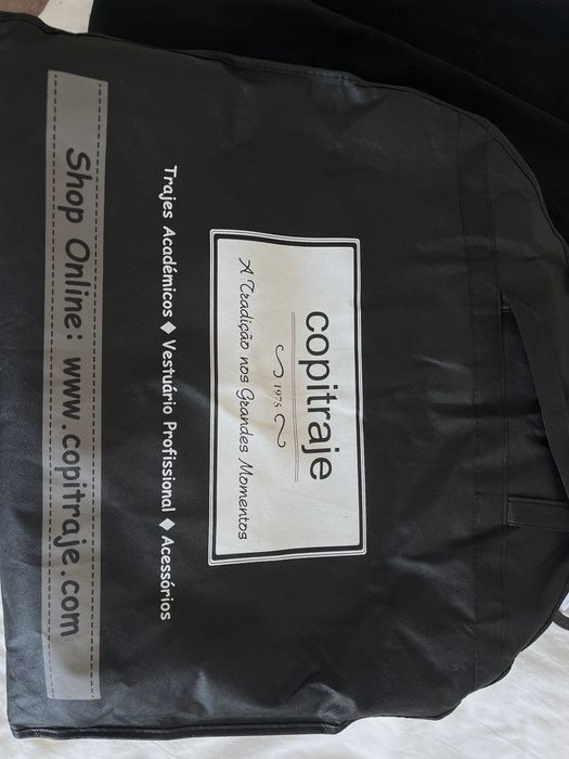 Traje académico completo mulher tamanho S