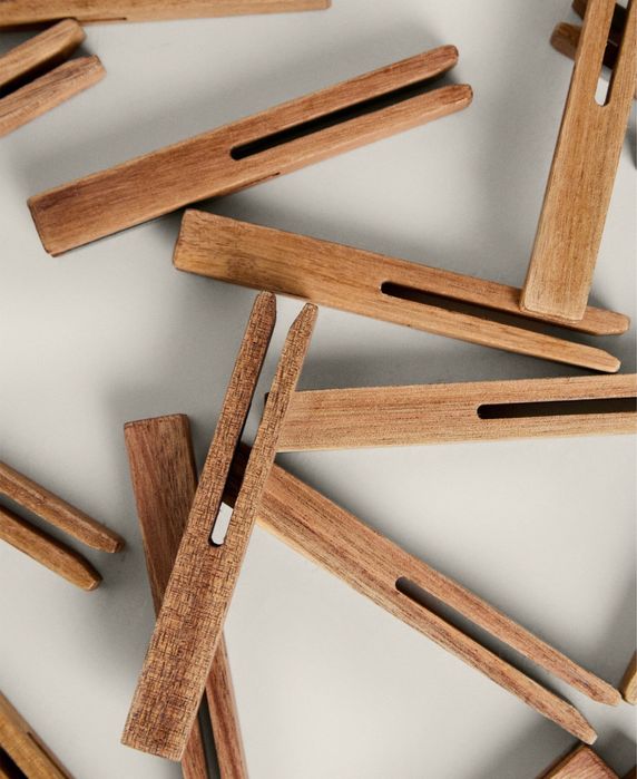 Pack Molas Madeira (PACK DE 20) Zara Home NOVO