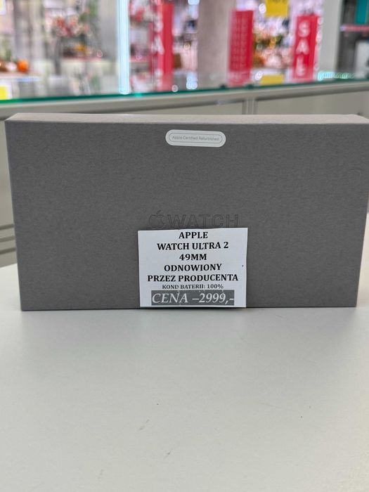 Apple Watch Ultra 2 49mm Odnowiony przez producenta 100% Topcase Vivo *Raty 0%