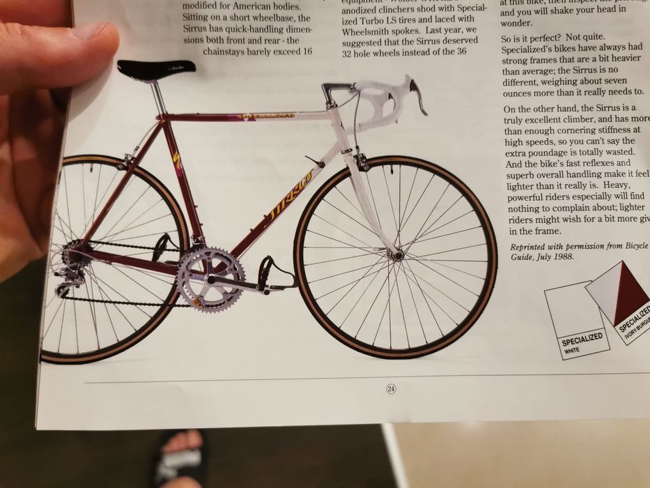 Rower szosowy Retro  Specialized Sirrus