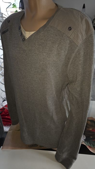 George sweter męski szary XL bawełna