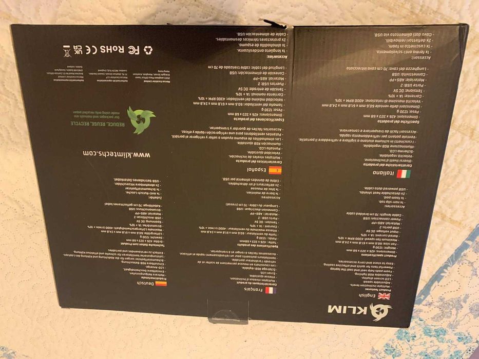 KLIM Everest Base de refrigeração para portáteis