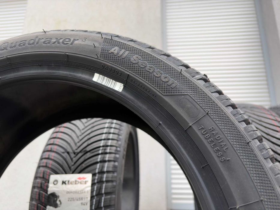 Całoroczne 225/45R17 Kleber Quadraxer prod. 2025rok! 94V C,B,69db