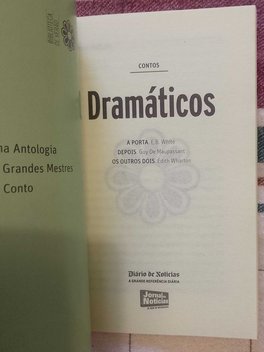 Contos Dramáticos, E. B. White, Guy de Maupassant, Edith Wharton