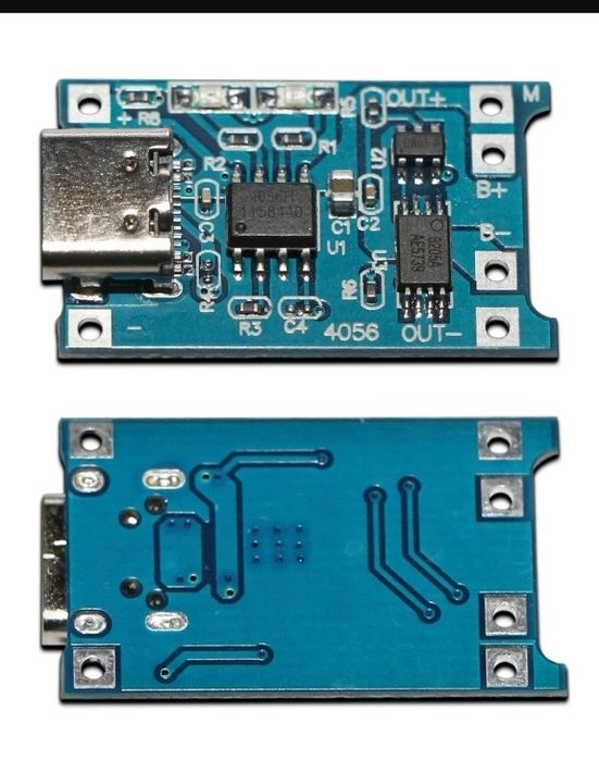 (10 шт.) Зарядный модуль TP4056 Type-C с функцией защиты аккумулятора.