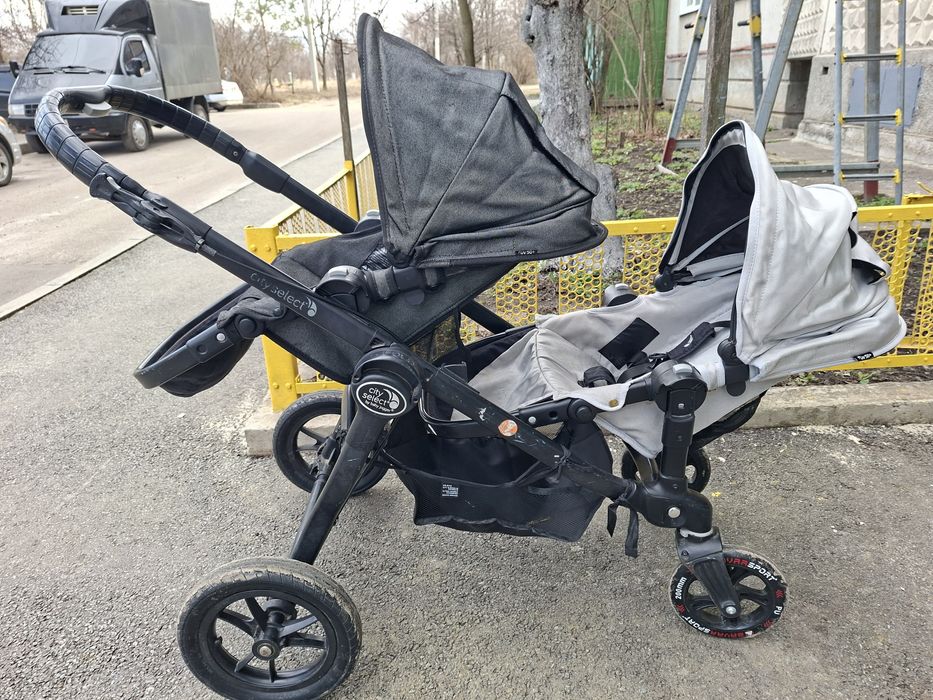 Коляска прогулянкова для двійні  City Select by baby jogger