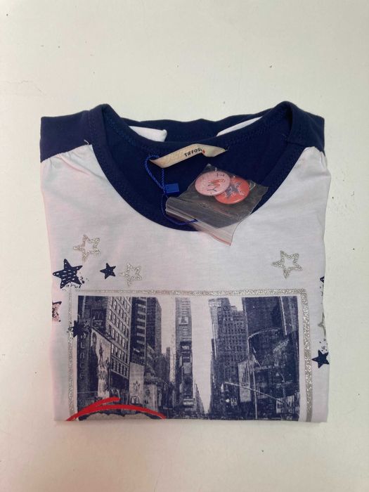T-shirt manga comprida Tiffosi - Tamanho 2 anos    NOVO