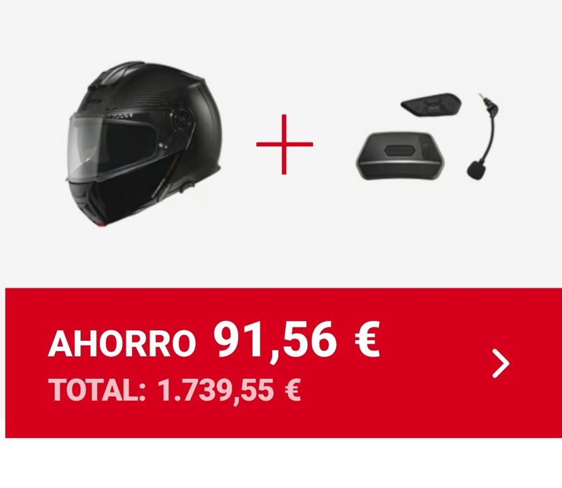 Capacete schuberth C5 carbon