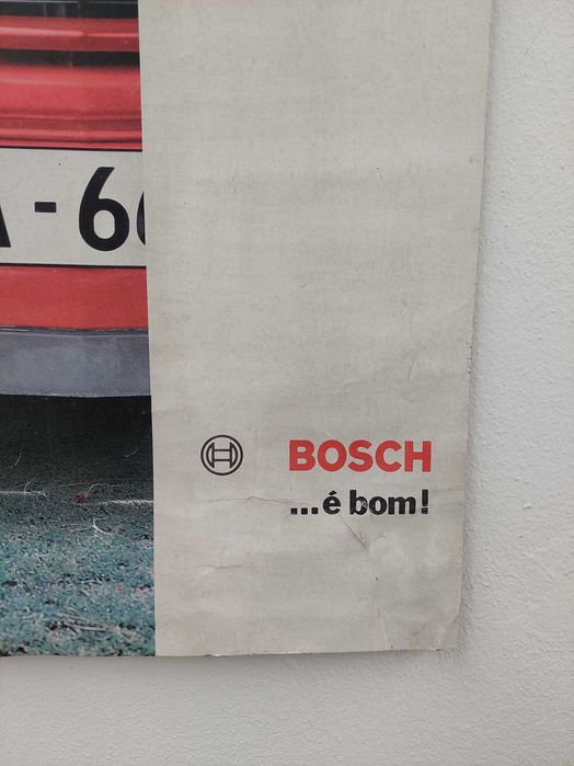 Cartaz publicitário Bosch Scout Faróis de Nevoeiro