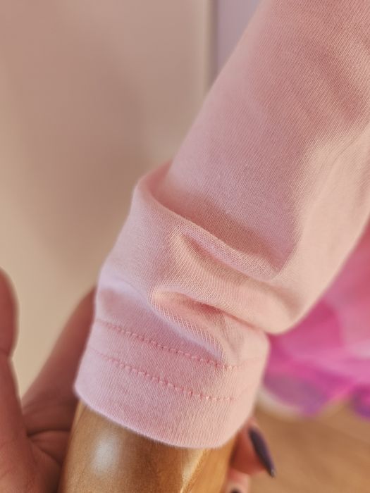 Дитяча пишна святкова рожева фіолетова сукня з кроликом на 4 5 6 7  8р