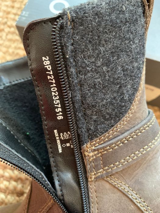 Шкіряні черевики Ecco 28 р