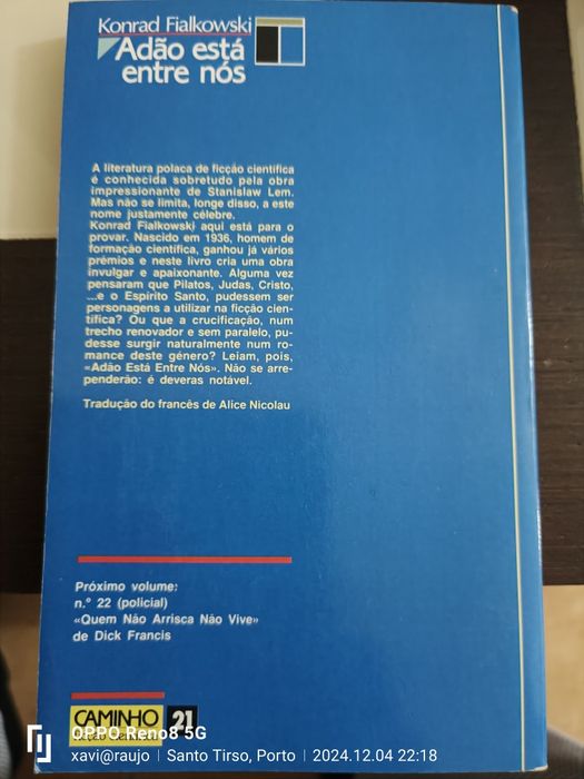 Adão está entre nós.