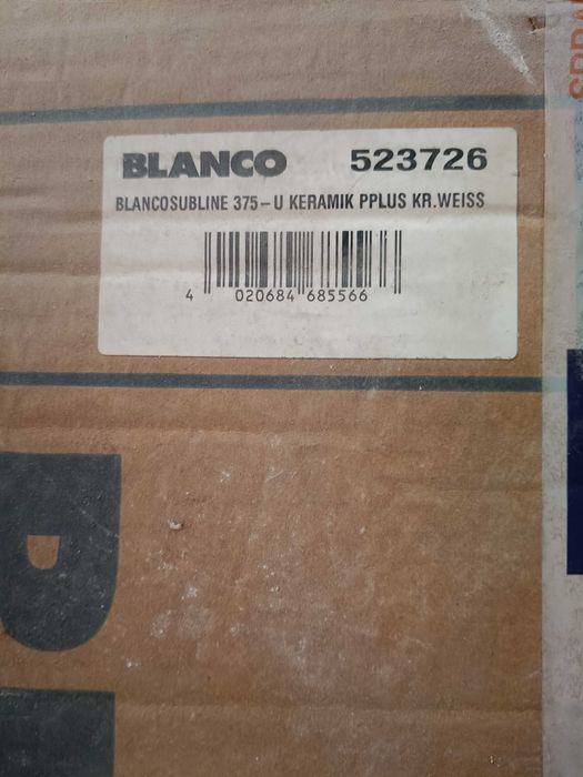 Zlewozmywak Blanco Subline 375-U Keramik Weiss 523726